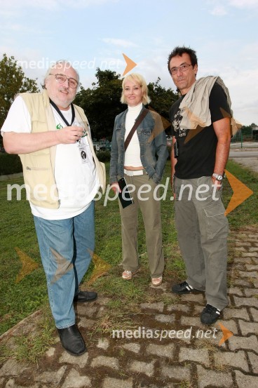 Slobodan Šijan, srbski režiser, Tanja Ribič, igralka in Branko Đurić - Đuro, režiser ter igralecGrossmannov festival filma in vina
