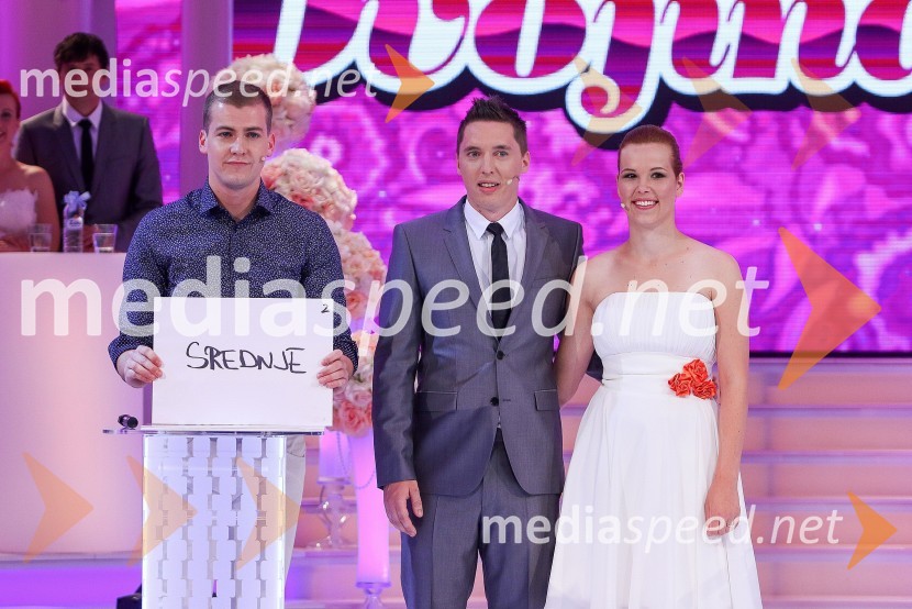  ... ;  Toni Ostanek, finalist oddaje Popolna poroka;  Greta Gričar, finalistka oddaje Popolna porokaPopolna poroka, finalna oddaja