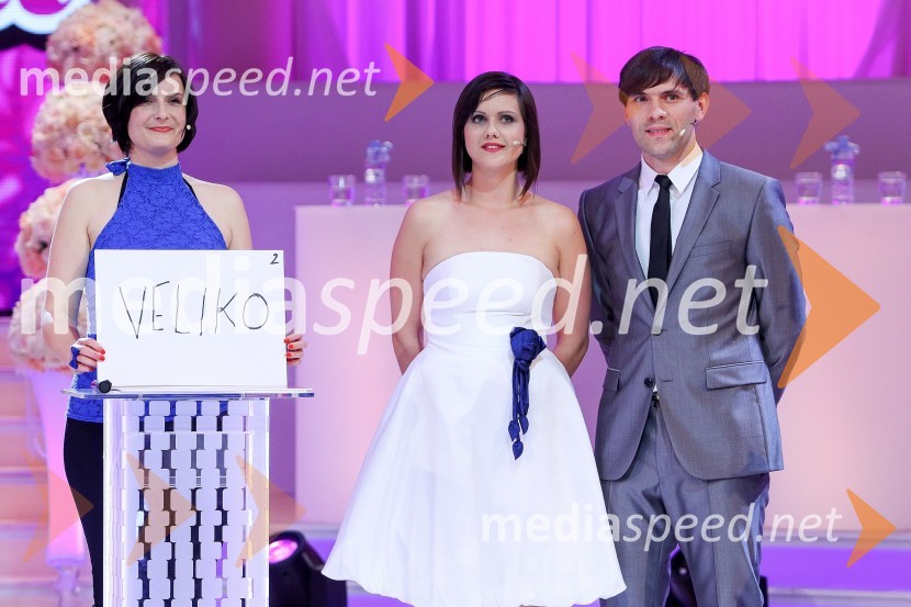  ... ;  Jana Hrnčič, finalistka oddaje Popolna poroka;  Jure Part, finalist oddaje Popolna porokaPopolna poroka, finalna oddaja