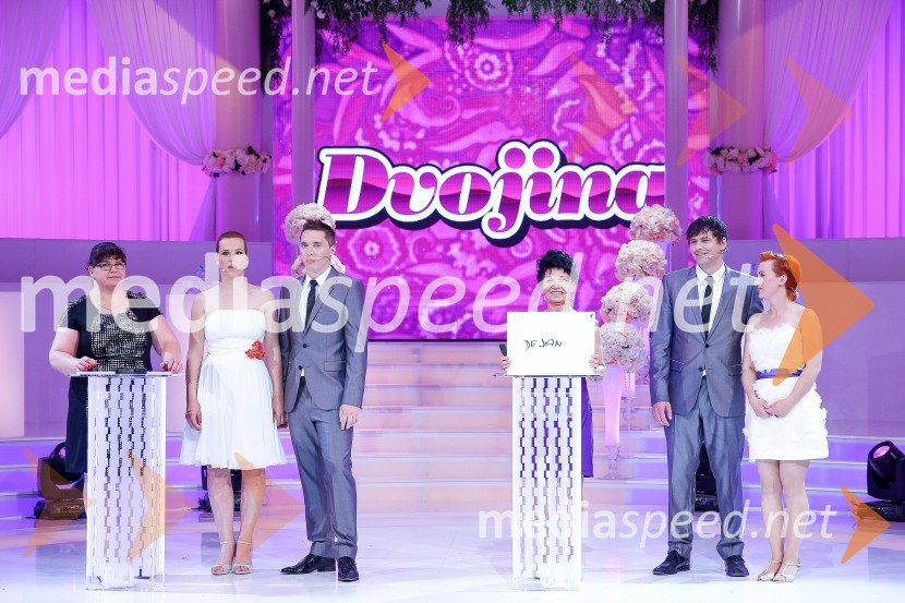  ... ;  Greta Gričar, finalistka oddaje Popolna poroka;  Toni Ostanek, finalist oddaje Popolna poroka;  ... ;  Dejan Vrečič, zmagovalec oddaje Popolna poroka;  Ema Kocet, zmagovalka oddaje Popolna porokaPopolna poroka, finalna oddaja