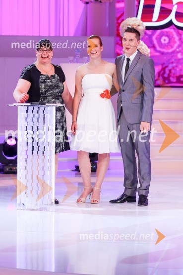  ... ;  Greta Gričar, finalistka oddaje Popolna poroka;  Toni Ostanek, finalist oddaje Popolna porokaPopolna poroka, finalna oddaja