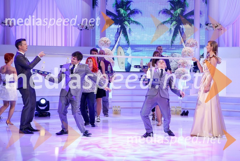  Boštjan Romih, televizijski voditelj;  Dejan Vrečič, zmagovalec oddaje Popolna poroka;  Toni Ostanek, finalist oddaje Popolna poroka;  Tara Zupančič, voditeljicaPopolna poroka, finalna oddaja