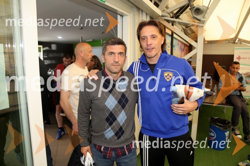  Marinko Galič, nekdanji nogometaš;  Miran Pavlin, nekdanji nogometašPomagamo kot znamo - nogomet igramo, humanitarni nogometni turnir