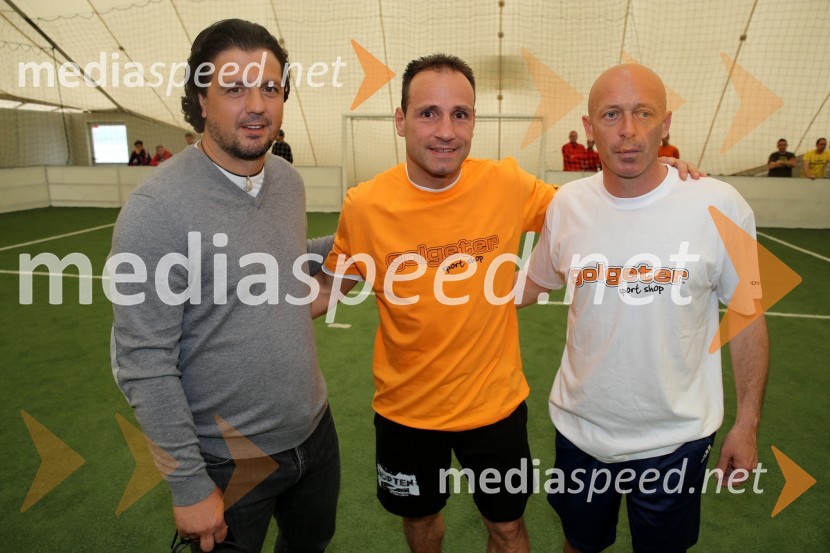  Zlatko Zahovič, športni direktor NK Maribor;  Tomaž Barada, taekwondoist in kickbokser;  Mladen Rudonja, nekdanji nogometašPomagamo kot znamo - nogomet igramo, humanitarni nogometni turnir