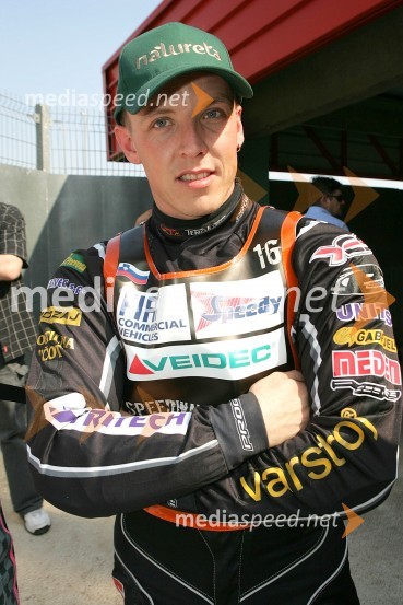  Matej Ferjan, speedwayistIntenzivni Žagarjev trening pred VN Češke