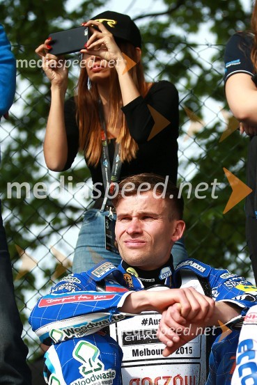  Matej Žagar, speedwayist (Slovenija)Intenzivni Žagarjev trening pred VN Češke