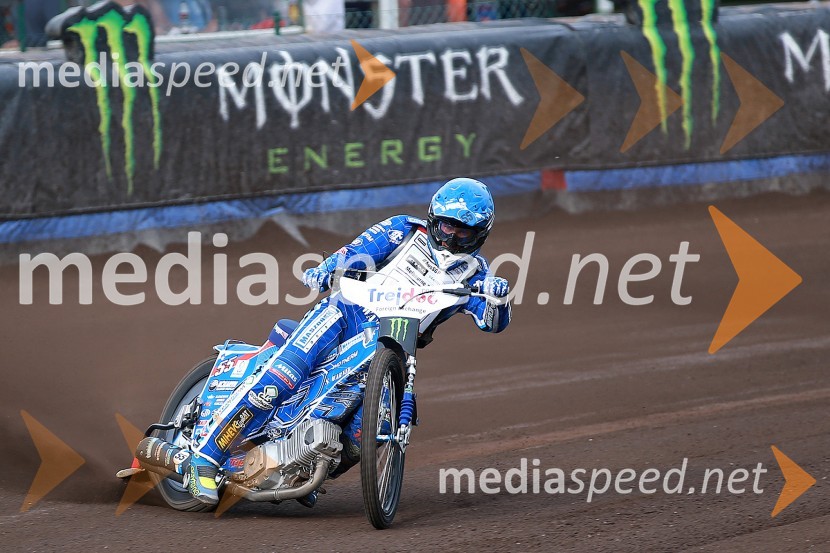  Matej Žagar, speedwayist (Slovenija)Intenzivni Žagarjev trening pred VN Češke