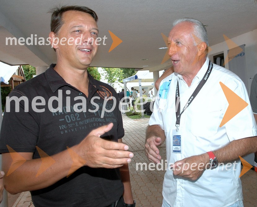 Tone Rop, politik in Marjan Gaberšek, organizatorVIP tenis turnir