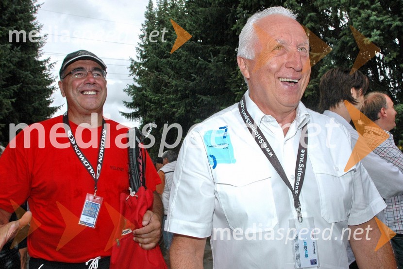 Aurelio Juri, poslanec in Marjan Gaberšek, organizatorVIP tenis turnir
