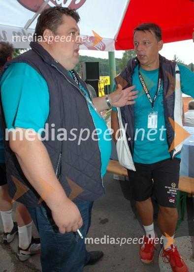 Janez Furman, župnik in Tone Rop, politikVIP tenis turnir