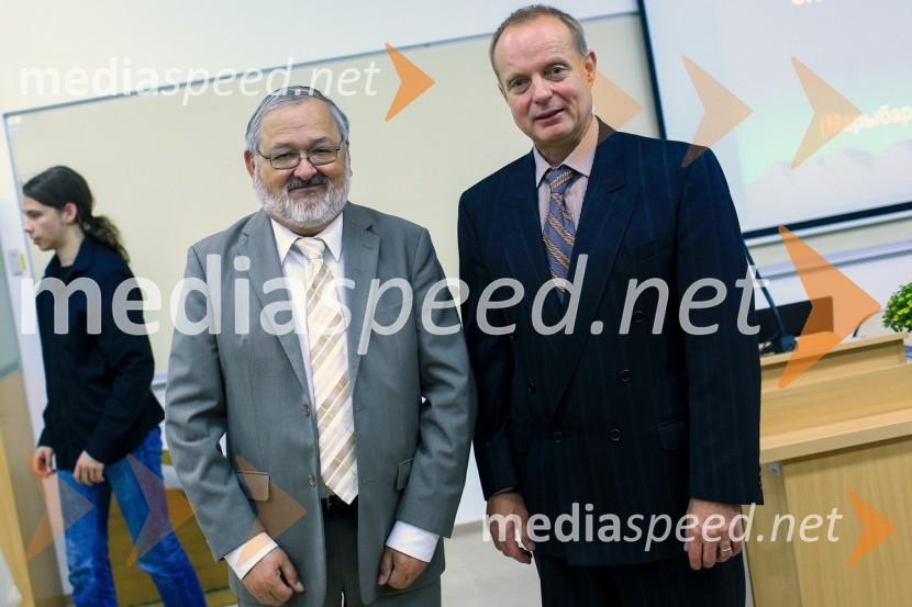 prof. dr. Igor Tičar, rektor, Univerza v Mariboru; prof. dr. Marko Jesenšek, dekan, Filozofska fakulteta, Univerza v Mariboru16. mednarodna slavistična konferenca, Univerza v Mariboru