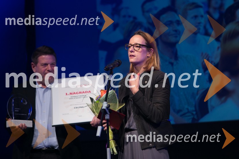  Peter  Frankl, direktor in urednik, časnik Finance;  Vanja B. Brzin, Celtra20. Slovenska marketinška konferenca