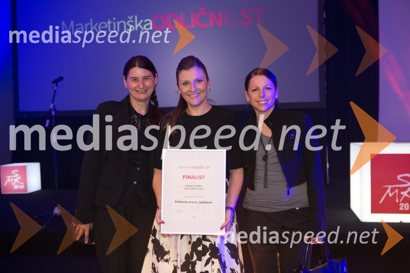  Romana Hočevar, Podravka;  Danijela Pošta, Podravka;  Nina Žlajpah, Podravka20. Slovenska marketinška konferenca