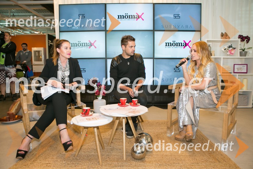  ... ;  Nejc Simšič, novinar;  Nina Šušnjara, modna oblikovalkaKavica z Nino Šušnjaro