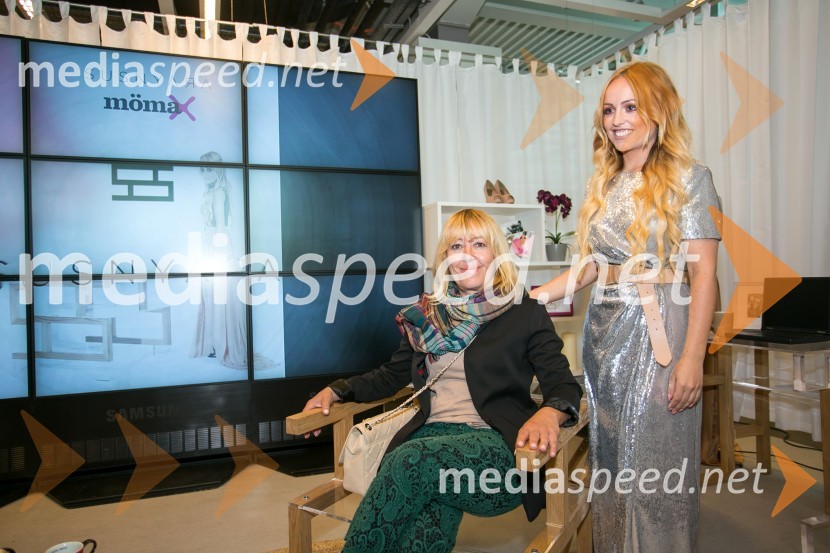  Nada Šušnjara, mama Nine Šušnjara;  Nina Šušnjara, modna oblikovalkaKavica z Nino Šušnjaro