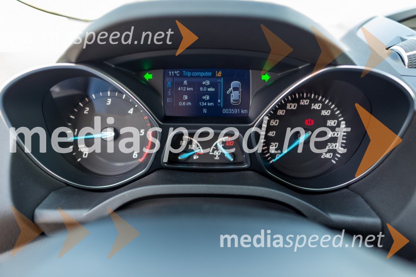 Ford Kuga 2.0 TDCI Titanium, merilnikiFord Kuga 2.0 TDCI Titanium, mediaspeed test