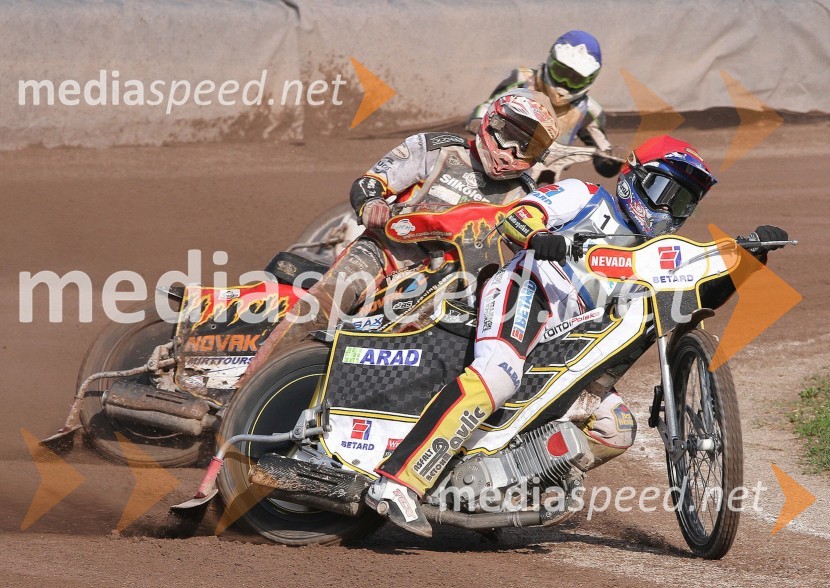  Aleksander Čonda, ST Lendava;  Jurica Pavlic, speedwayist (SK Unia Donji Kraljevec)Zvezde evropskega speedwaya v Lendavi