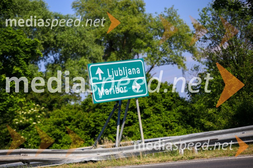 Prometna nesreča na dovozu AC Celje Center - Ljubljana