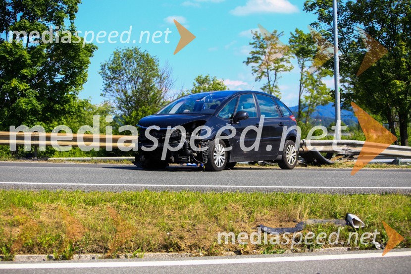 Prometna nesreča na dovozu AC Celje Center - Ljubljana