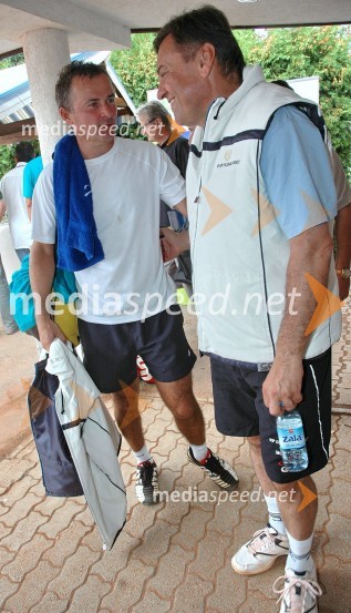 Primož Ulaga, poslovni direktor nordijskih disciplin in Zoran Jankovič, župan LjubljaneVIP tenis turnir