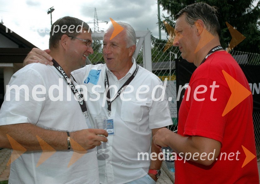 ..., Marjan Gaberšek, organizator in Tone Rop, politikVIP tenis turnir