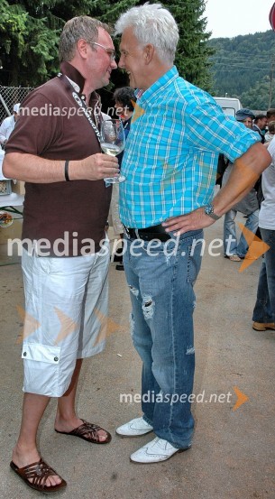 Roman Macun in Andrej Šifrer, pevecVIP tenis turnir