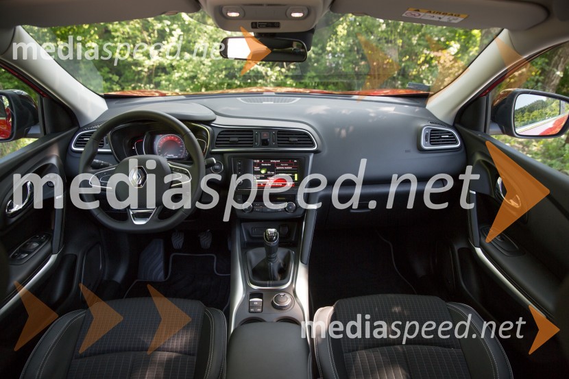 Renault Kadjar, notranjostRenault Kadjar, novinarska predstavitev