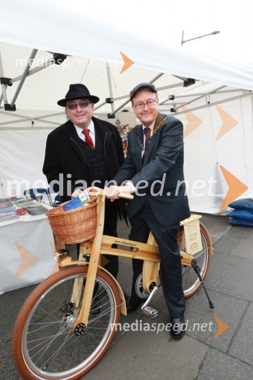dr. Andrej Fištravec, župan, Mestna občina Maribor;  Norman Adams, župan, GreenwichPromocija Maribora in Štajerske v Londonu