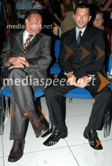 Zoran Jankovič, župan Ljubljane in Igor Mervič, generalni direktor Spar SlovenijaOtvoritev prenovljenega nakupovalnega središča City park v Ljubljani