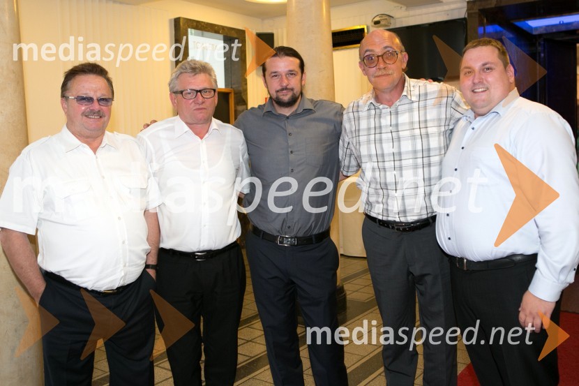  Štefan Pavlinjek, podjetnik;  Vlado Mandič;  Simon  Balažic, direktor, TV AS Murska Sobota;  ... ;  Miha Horvat, predsednik regijskega odbora prekmurje, NSiDiši po Prekmurju 2015, kulinarični večer