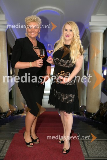  Olga Belec, direktorica, Hotel Diana;  Danica Lovenjak, novinarkaDiši po Prekmurju 2015, kulinarični večer