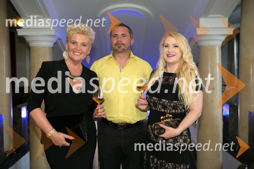  Olga Belec, direktorica, Hotel Diana;  Srečko  Obal ;  Danica Lovenjak, novinarkaDiši po Prekmurju 2015, kulinarični večer