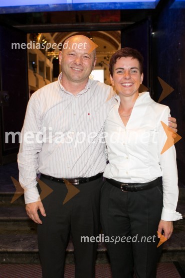  Janez Janko Kodila, direktor Kodila d.o.o.;  Marjetka Škafar, vina MarofDiši po Prekmurju 2015, kulinarični večer