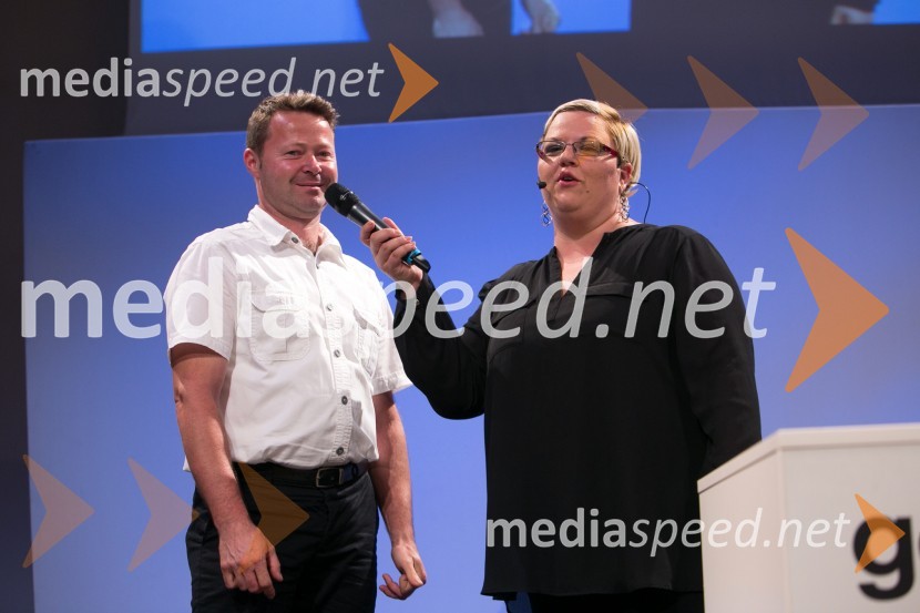  Egon Krampač, vinar;  Urška Horvat Ritlop, novinarka, Radio Murski ValDiši po Prekmurju 2015, kulinarični večer