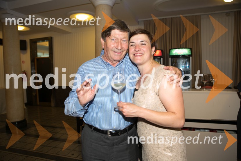  Geza  Vogrinčič;  Monika  Maček, Radgonske gorice d.d.Diši po Prekmurju 2015, kulinarični večer