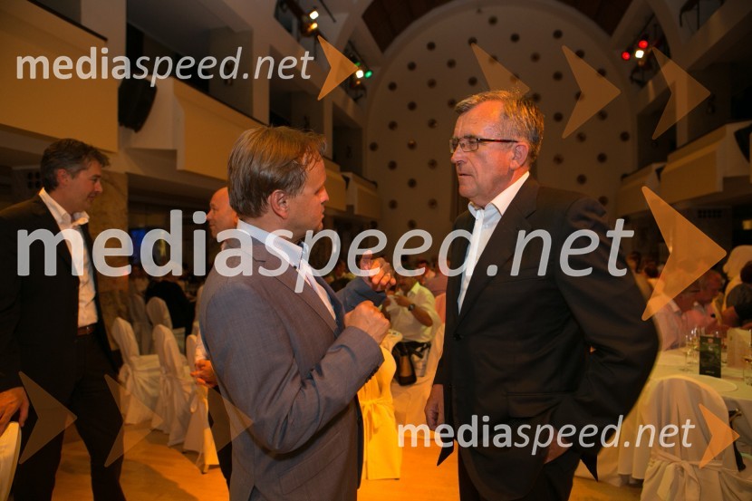  Marko Pogorevc, Telekom Slovenije;  Stanko Polanič, lastnik Intering Holding, d.o.o.Diši po Prekmurju 2015, kulinarični večer