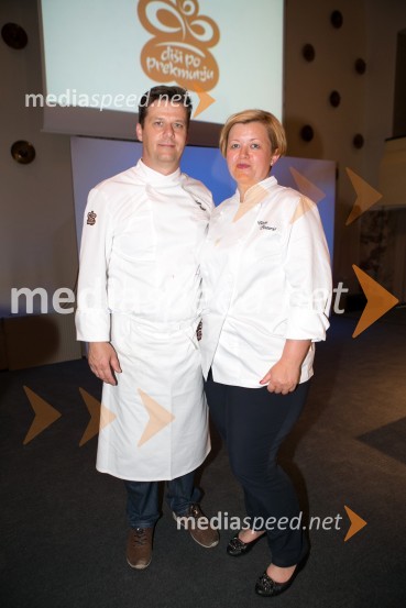  Damir Pintarič, Gostilna Rajh;  Tanja Pintarič, Gostilna RajhDiši po Prekmurju 2015, kulinarični večer