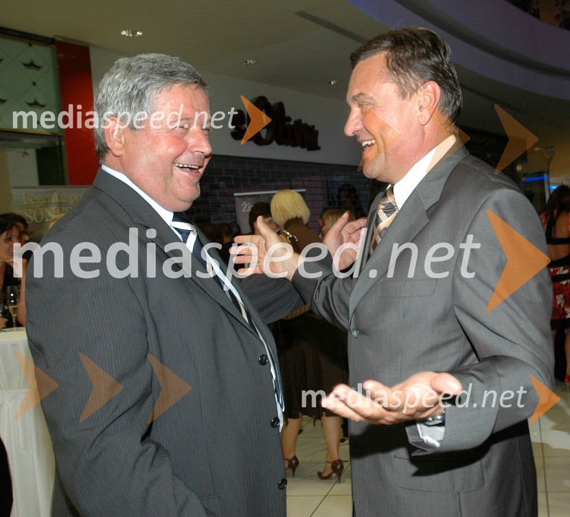 Franci Jezeršek, catering hiša Jezeršek in Zoran Jankovič, župan LjubljaneOtvoritev prenovljenega nakupovalnega središča City park v Ljubljani