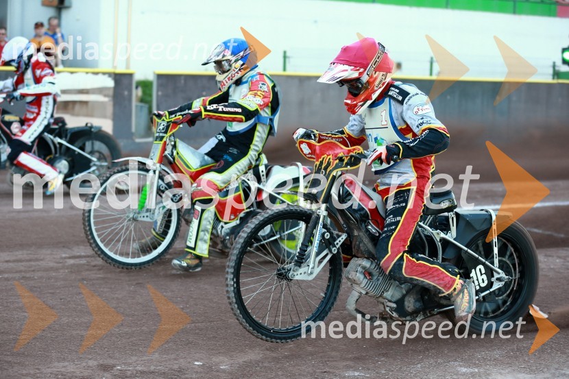  Denis Štojs, speedwayist (AMD Krško);  Aleksander Čonda, speedwayist, ST Lendava32. dirka za Zlati znak Občine Krško