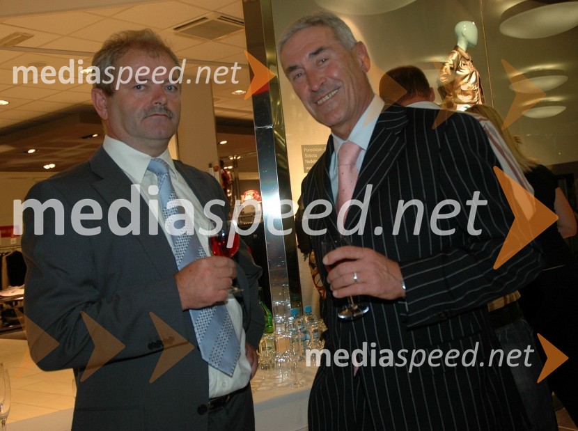 Branko Kastelic, predsednik uprave Imos d.d. in Aleš Čerin, podžupan LjubljaneOtvoritev prenovljenega nakupovalnega središča City park v Ljubljani