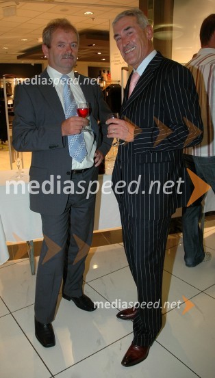 Branko Kastelic, predsednik uprave Imos d.d. in Aleš Čerin, podžupan LjubljaneOtvoritev prenovljenega nakupovalnega središča City park v Ljubljani