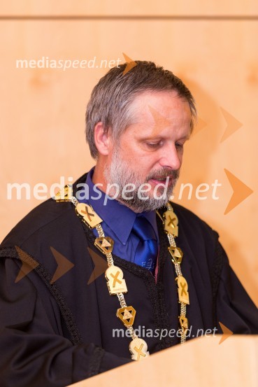 prof. dr. Borut  Žalik, dekan, Fakulteta za elektrotehniko, računalništvo in informatiko, Univerza v MariboruPromocija doktorjev znanosti UM, junij 2015