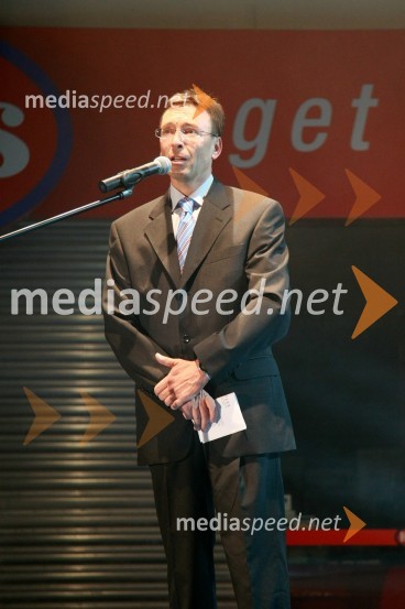 Vlado Vedlin, direktor mariborskega EuroparkaOtvoritev prenovljenega nakupovalnega središča Europark