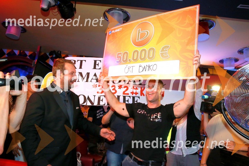  Bastjan Kepic, voditelj, resničnostni show Bar;  Črt Banko, tekmovalec v resničnostnem šovu BarČrt Banko je zmagovalec Bara