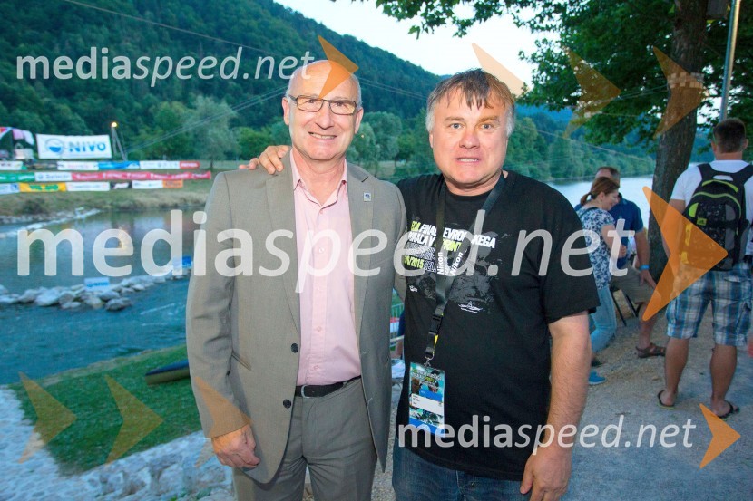  Bogdan Gabrovec, predsednik Olimpijskega komiteja Slovenije, predsednik Judo zveze Slovenije;  Dušan Konda, predsednik, Kajak Klub nivo CeljeEvropski pokal v spustu na divjih vodah