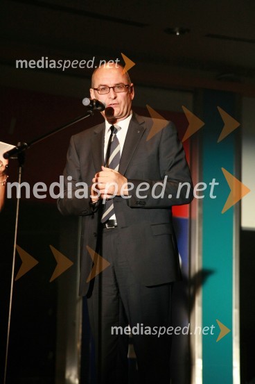 Guntram Drexel, lastnik podjetja Aspiag AG (Austria SPAR International AG)Otvoritev prenovljenega nakupovalnega središča Europark