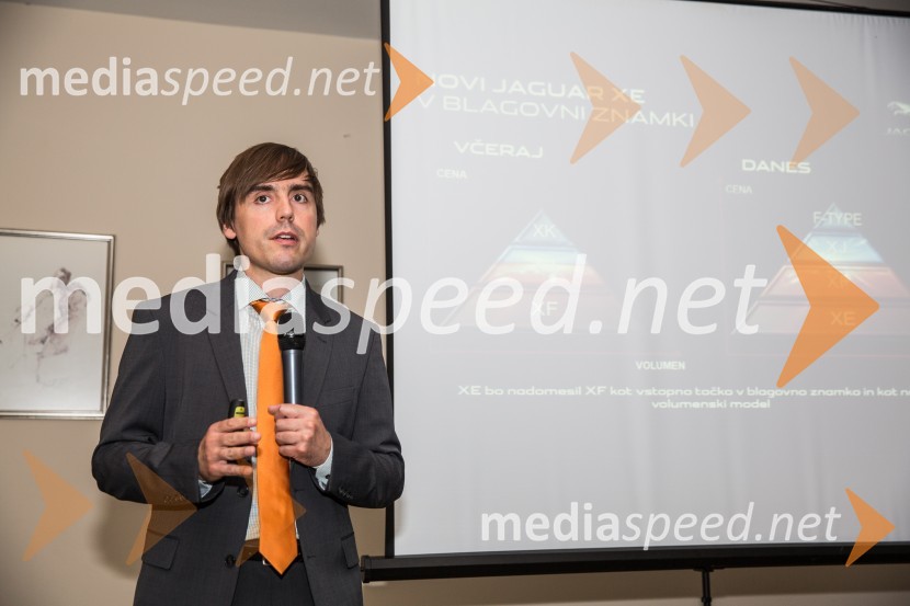  Uroš Mihelčič, produktni specialist, Summit motors LjubljanaJaguar XE, slovenska predstavitev