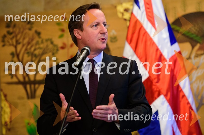 Mediaspeed Britanski Premier David Cameron Na Obisku V Sloveniji 