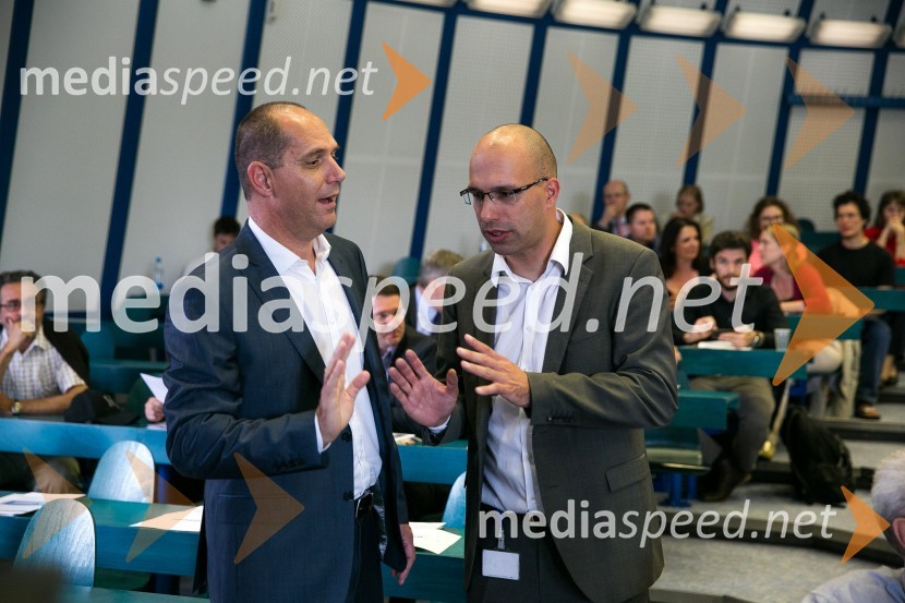 prof. dr.  Jože  P. Damijan, Ekonomska fakulteta v Ljubljani;  Rok Praprotnik, direktor Centra za skladnost poslovanja v NLBZlom bančnega sistema: pogled »nazaj v prihodnost«