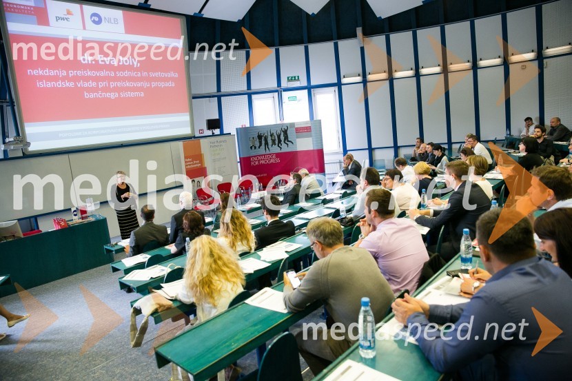 dr. Eva Joly, nekdanja preiskovalna sodnica in svetovalka islandske vlade pri preiskovanju islandskega bančnega sistemaZlom bančnega sistema: pogled »nazaj v prihodnost«